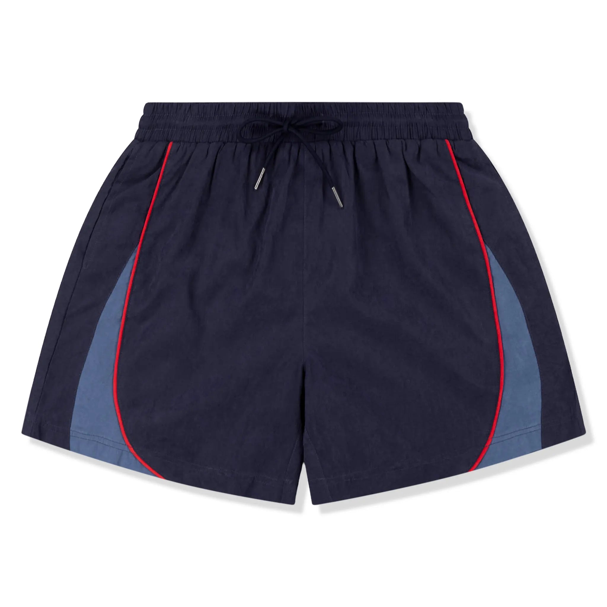 Front View of Alma De Ace Pexa Navy Blue Shorts